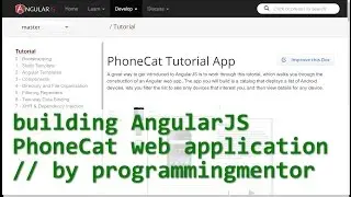 AngularJS PhoneCat Tutorial