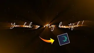 Trending Flicker Text Animation + Rays effect like aftereffects ❤🔥 Alight motion tutorial tamil