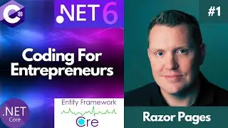 C# dotnet core 6.0 Razor Pages with Entity Framework Core in ASP.NET Core - Tutorial 1 of 8