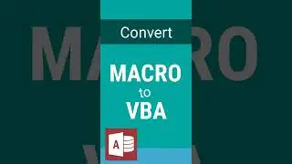 Convert your Macro into a VBA CODE in ms access.