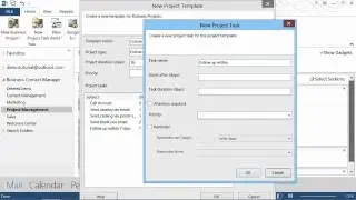 Microsoft Office BCM 2013: Creating a Project Template | K Alliance