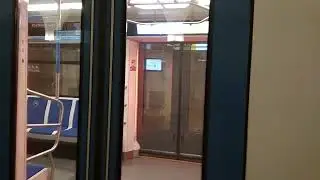 Обкатка поезда 81-765.4/767.4/766.4 "Москва 2019" на станции Кропоткинская