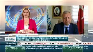 Genel Müdürümüz Esat Temimhan BloombergHT Kanalında!