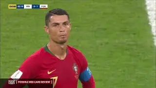 Ronaldo's kick blocked by IRAN