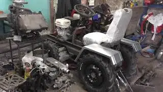ИЗ МОТОБЛОКА В МИНИТРАКТОР. Часть 12. Задние блотники.