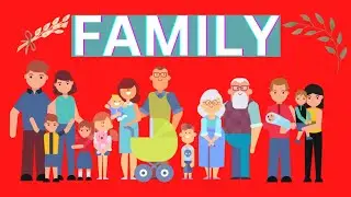 FAMILY vocabulary | family members in English | Reading English