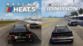 NASCAR Heat 5 vs NASCAR 21: Ignition | Direct Comparison
