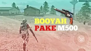 BOOYAH CUMAN PAKE PISTOL DOANG (M500 CHALLENGE) - FREE FIRE INDONESIA