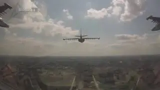 Су 25. Видео с камер Go Pro из кабины пилота: взлет, полет, посадка.