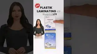 Plastik Laminating KTP Blueprint LITE, MURAH ,bisa untuk apa saja ? BPVID#263
