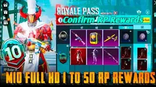 PUBG M10 1 TO 50RP REWARDS | M10 1 TO 50RP LEAKS