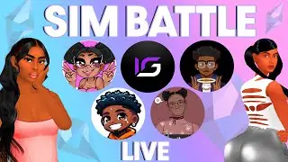 SIM BATTLE W/ FWENNNNS in 2024 💎 LIVESTREAM VOD 💎 The Sims 4