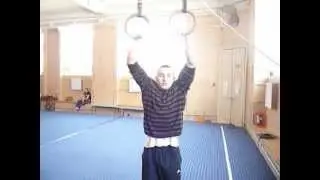 Парулава Сандро - Кольца - Front Level, Muscle-Up, Iron Cross