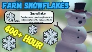 The Fastest Method To Get Snowflakes (UPDATED) | Roblox Bee Swarm Simulator