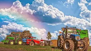🔥 OBORNIK 2021 😱 SMERF VS GÓRY 🔥 FS19 OSINA 🔥 JOHN DEERE, NEW HOLLAND, MANITOU