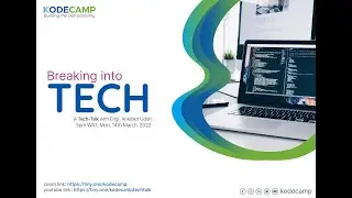 KodeCamp 2.0 TECH TALK