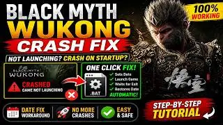 🎮 Black Myth Wukong Crash Fix 🔥 | Not Launching? Working Date Fix (PC 2026) 