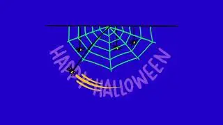 Halloween || Green screen - Spiders || Pantalla verde - Arañas
