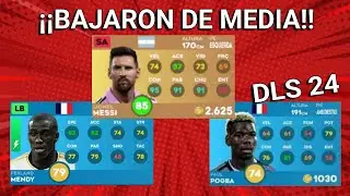 UPDATE!  🔥 PLAYERS WHO DROPPED IN AVERAGE IN DLS 24 ✅ OFFICIAL