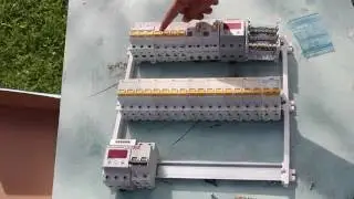 Сборка трехфазного щита
