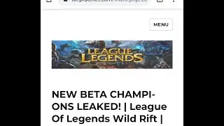 LoL:WR 55 leaked champions to be release in upcoming beta test