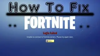 Fortnite Can't Connect to Servers FIX!!! WORKING  PS4, XBox One And PC