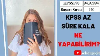 #Kpss az süre kala 90 üzeri nasıl alabilirim ? Kpss deneme ve branş denemeleri #paramedik #önlisans