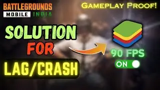 Solve Lag/Crash Issue In BLUESTACKS [2024]🔥💯 || 90 FPS Unlocked✅