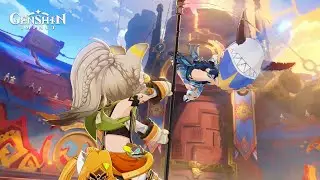 Kachina Vs Mualani Fight Cutscene 4K | Final Battle of Pilgrimage Trials | Genshin Impact 5.0