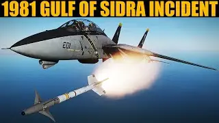 1981 Gulf Of Sidra Incident: F-14 Tomcat vs Su-22 Fitter Dogfight | DCS Reenactment