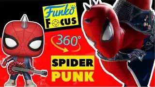 Funko Focus 360 - Spider Punk // Marvel Spider Man / Pop Games Vinyl Figure 