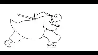lightning sword slash animation
