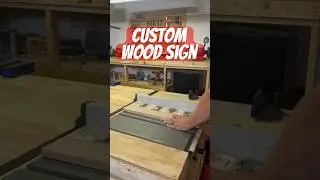 Awesome Woodworking Custom Signs #shorts #woodworking #short