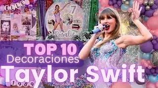 Top 10 Ideas de Decoración para Cumpleaños de Taylor Swift 🎂🎈