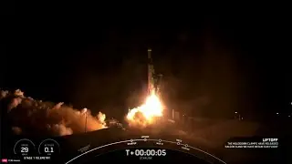 Space X Falcon 9 rocket launch 1/2/24.