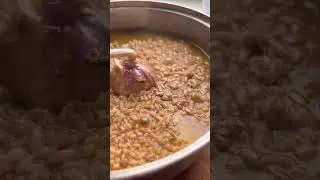 Pilaf in a saucepan