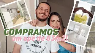TOUR PELO APÊ como a construtora entregou + PROJETO inicial!