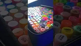 Ohuhu 320 alcohol markers 😍#shorts