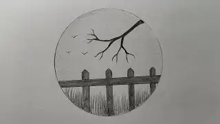 Drawing in a circle | Simple Drawing for beginners