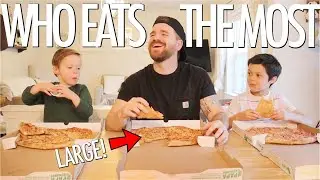 WHO CAN EAT THE MOST PIZZA?! (UNEXPECTED OBSTACLES!) | PIZZA EATING COMPETITION! | 