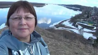 Пыскор, вид с холма. Пермский край.