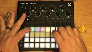 Jamming on my newest Circuit Tracks Custom Sample Pack (Hardtek Drums part 1)