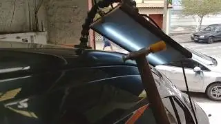 curso de Martelinho de ouro - amassado em coluna  - técnica americana da cola quente