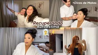 MEU AMIGO RECUPEROU MINHA AUTOESTIMA E ENSINOU TRUQUES DE MAKE!!! 🤩