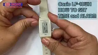 Casio LF-10WH How to adjust TIME and ALARM?