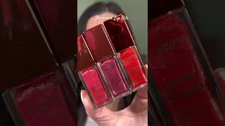 Shimmer lip oil try on 