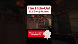 The Hide-Out - 2x2 Group Bunker - Rust Base Design 