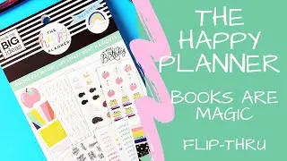 Books Are Magic | Sticker Book Flip-Thru | 2020 Back to Class Happy Planner Release