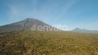 Active Volcano Gunung Agung in Bali, Indonesia. | Stock Footage - Envato elements