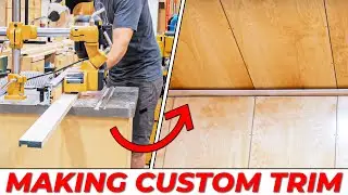 Milling CUSTOM TRIM and PLYWOOD WALL Prep in the Not So Tiny House